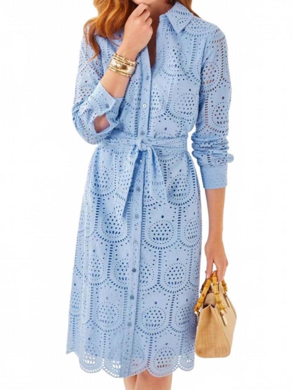 NEW Lilly Pulitzer Eira Shirt Dress. Jacaranda Blue. US 4. NWT - Picture 2 of 6